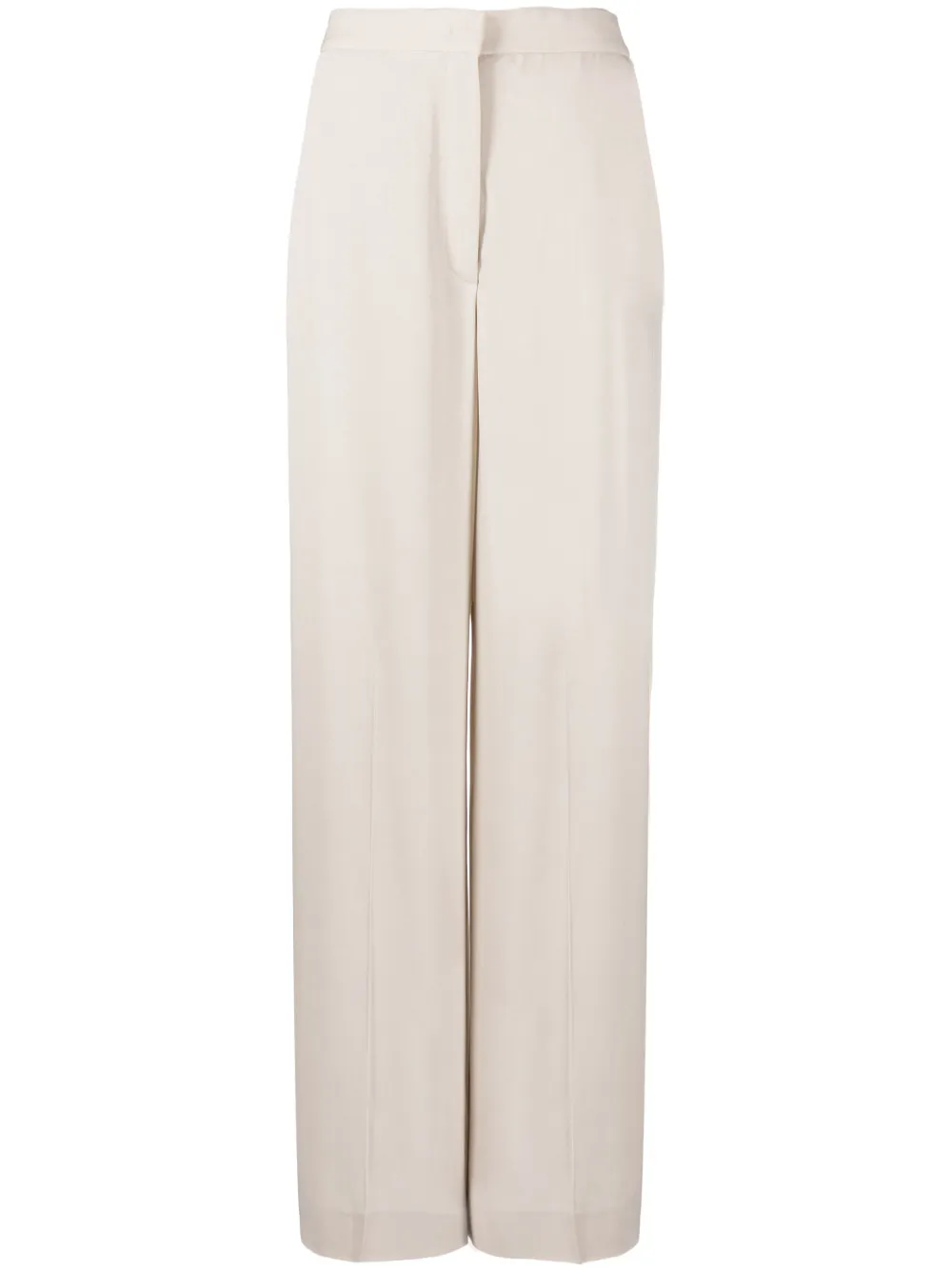 Fabiana Filippi Wide-leg Trousers With Tailored Fit In Neutrals