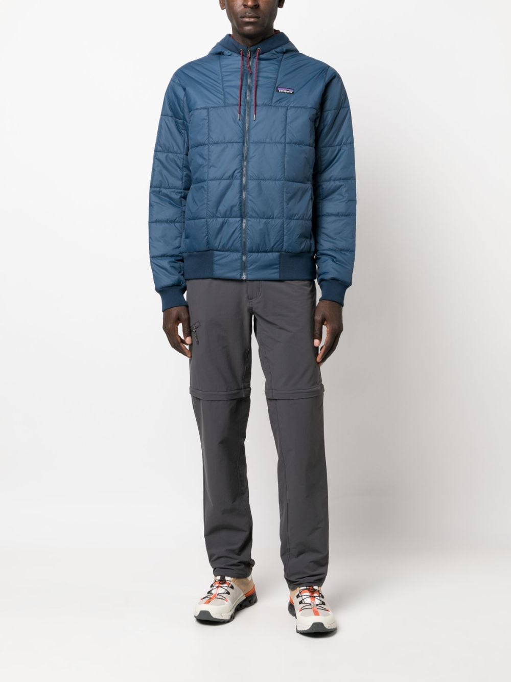 Patagonia logo-patch Padded Hooded Jacket - Farfetch