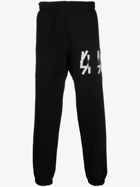 44 LABEL GROUP pants con logo estampado