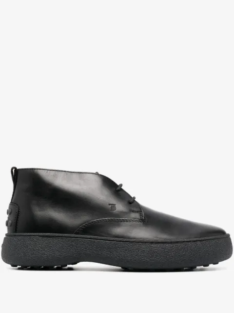 Tod's W. G. Desert leather boots