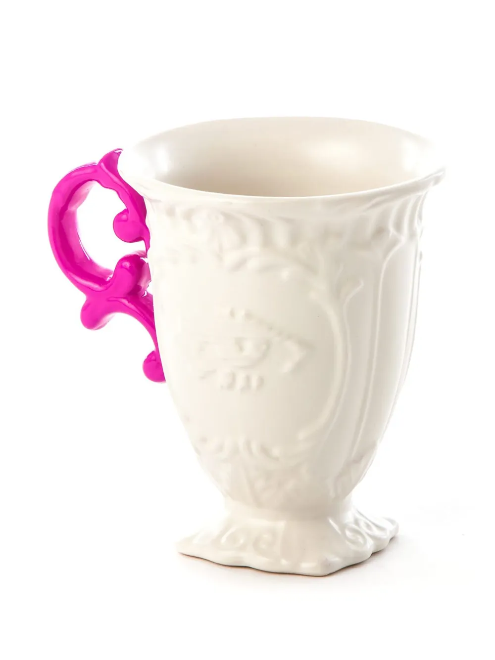 Seletti I-wares Porcelain Mug (set Of Two) In White