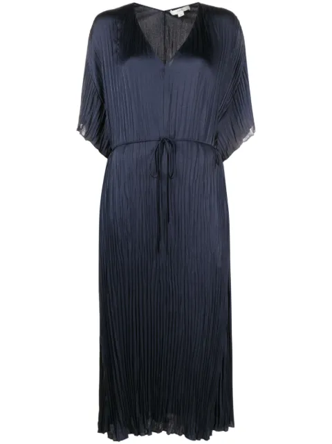 Vince plissé tie-waist dress 