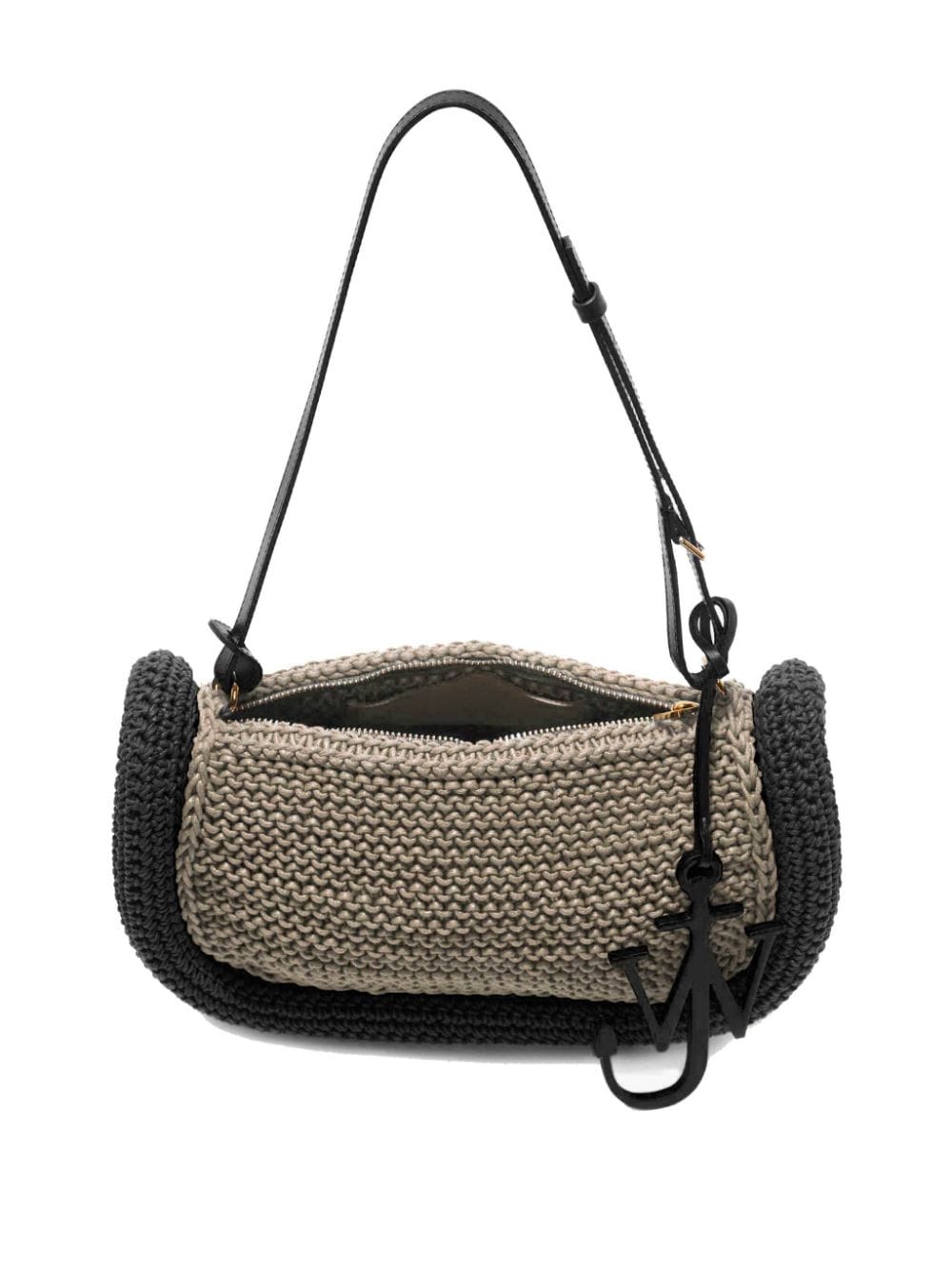 JW Anderson Bumper-15 Crochet-knit Shoulder Bag - Blue