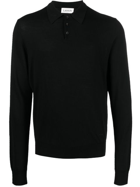 Lanvin long-sleeve polo shirt Men