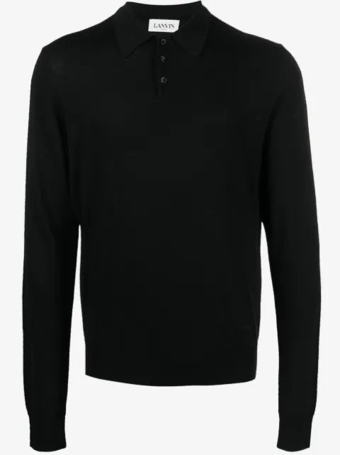 Lanvin long-sleeve polo shirt