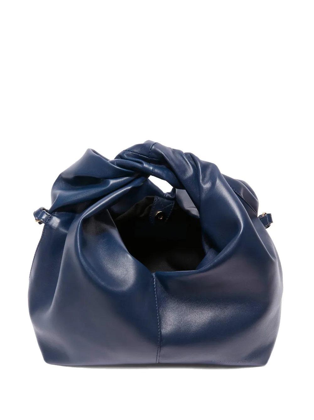Navy leather hobo bag hotsell