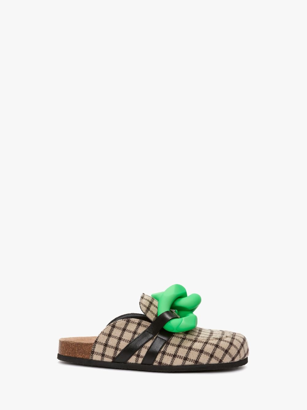 JW ANDERSON CHAIN LOAFER FELT MULES