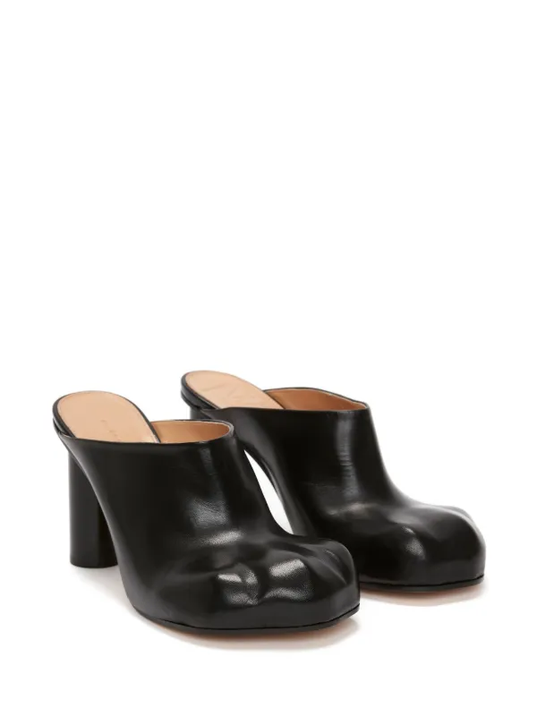 JW Anderson Paw Leather Mules | Black | FARFETCH AO JW Anderson Paw Leather Mules | Black | FARFETCH AO