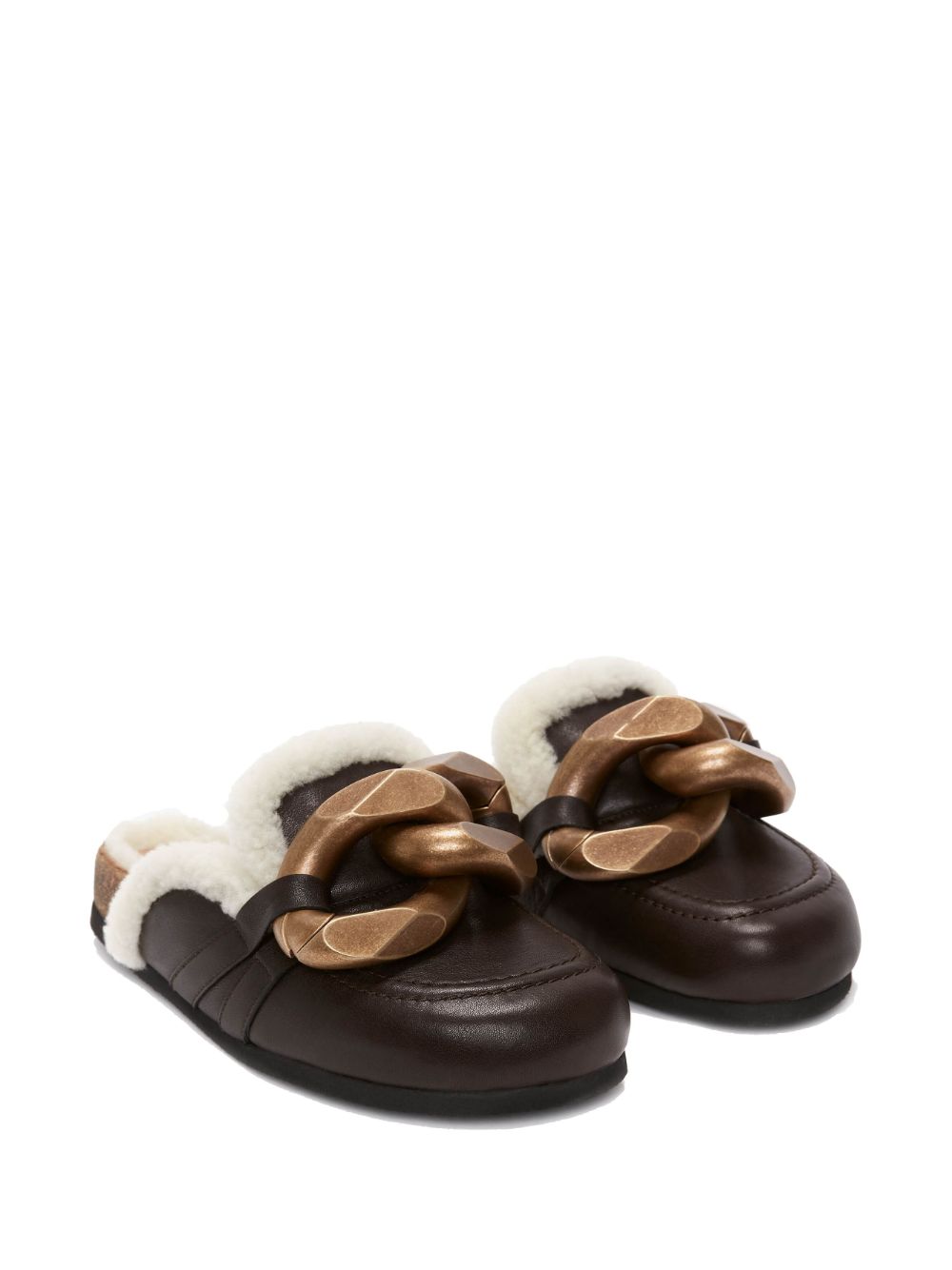 JW Anderson Loafers met ketting - Bruin