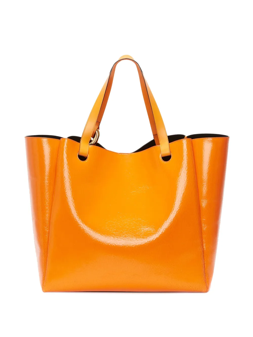 JW Anderson JWA Corner leren shopper - Oranje