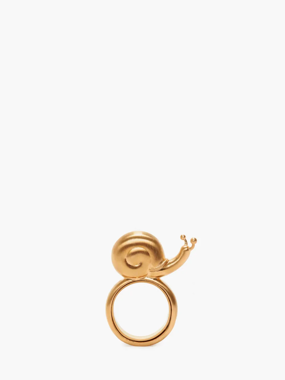 Jw Anderson Snail Ring In Gold