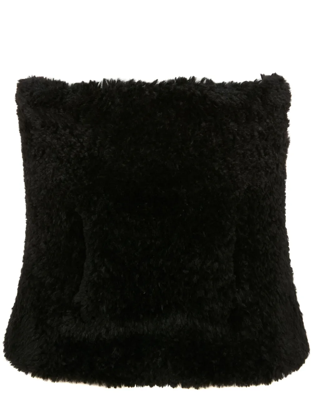 JW Anderson haut bandeau à poche avant - Noir Top Merken Winkel