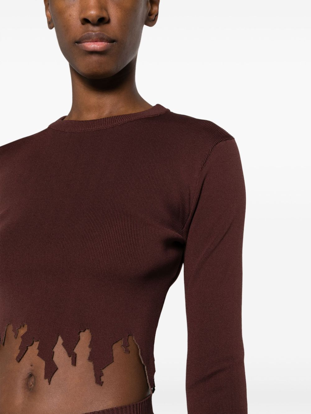 JW Anderson raw-cut long-sleeve T-shirt Women