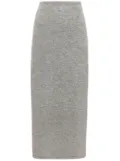 JW Anderson side-slit tube skirt - Grey