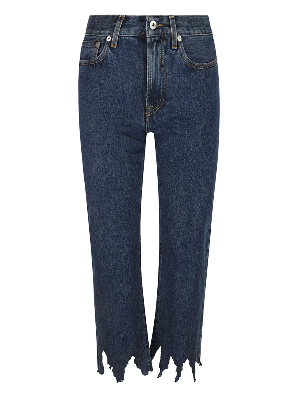 JW Anderson logo-patch belt-loop jeans | Blue | Image 1