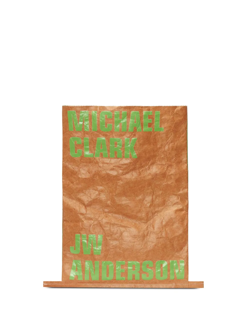 JW Anderson pochette zippée à imprimé graphique - Vert Top Merken Winkel