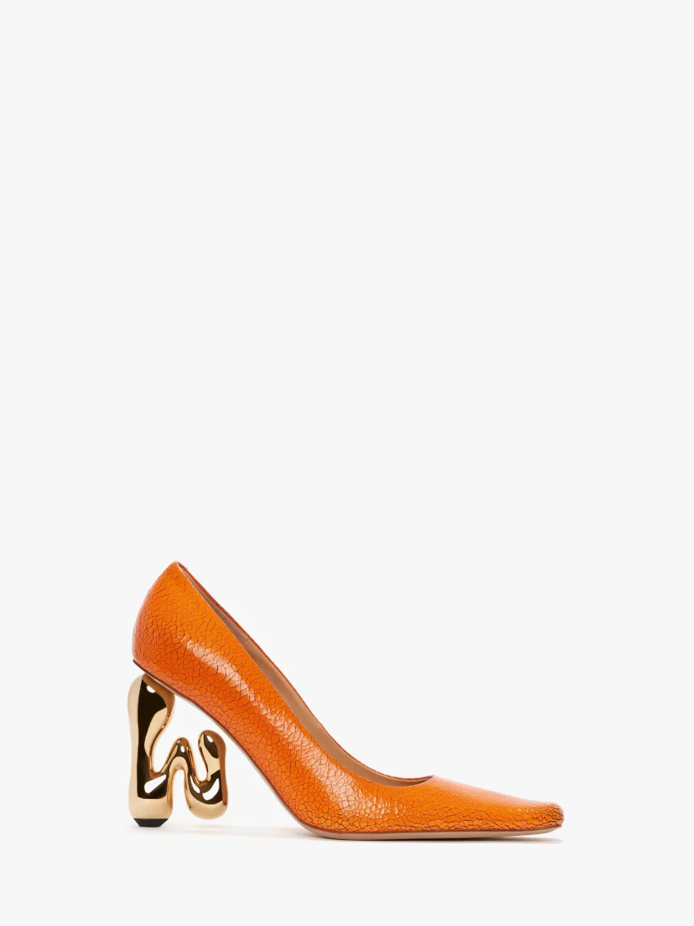 JW ANDERSON JW BUBBLE HEEL LEATHER PUMPS