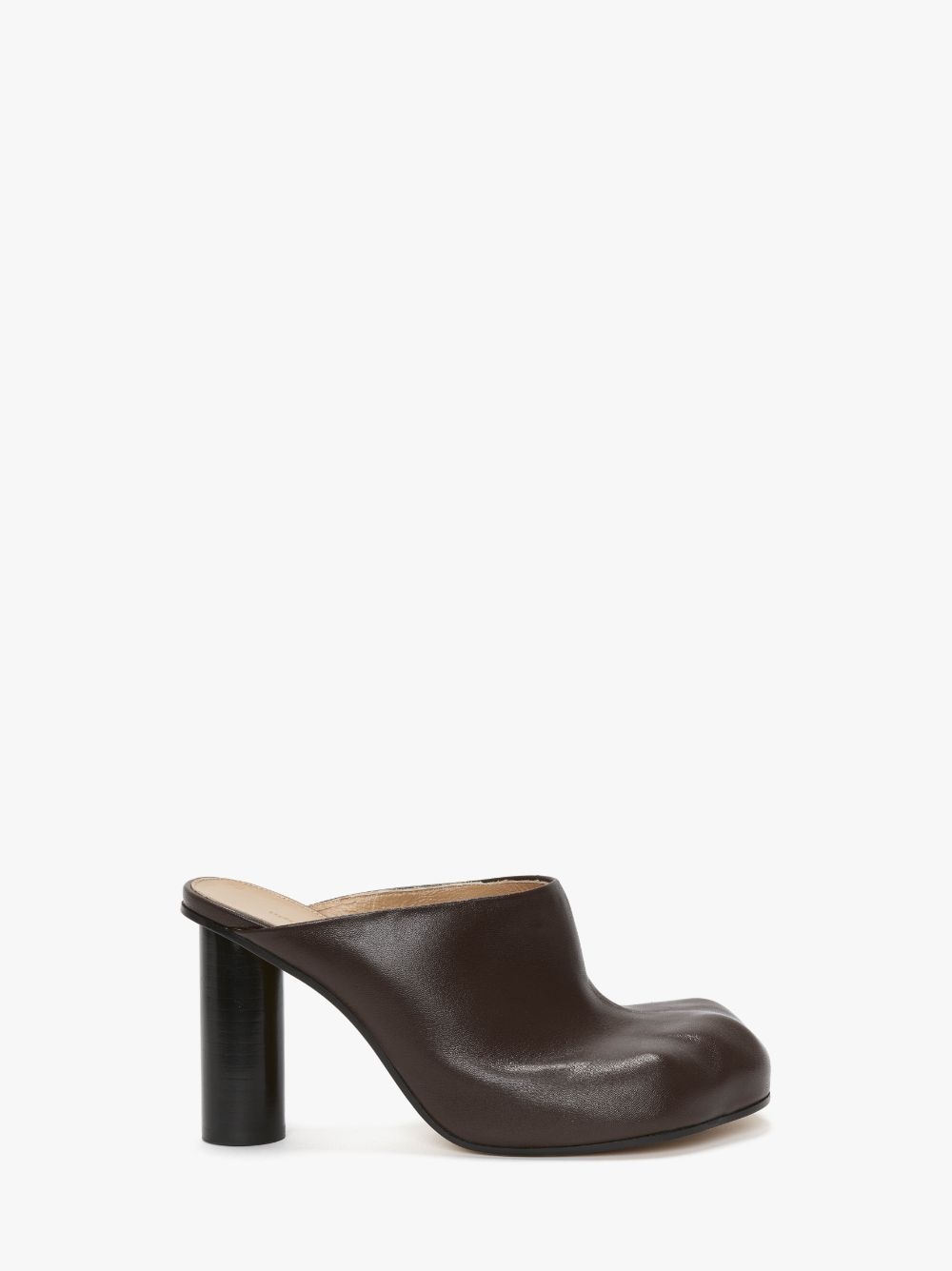 Shop Jw Anderson Paw Leather Mules In Brown