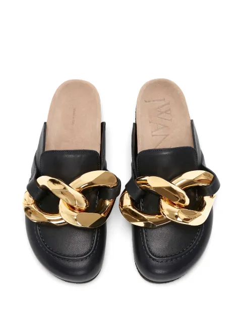 JW Anderson Chain round-toe leather mules ANW35004E18702 - 3