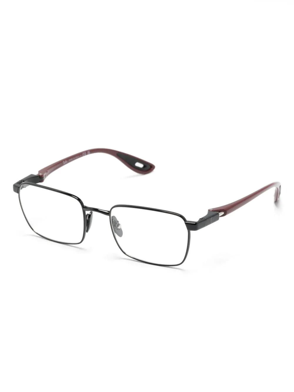Ray-Ban Bril met rechthoekig montuur - Zwart