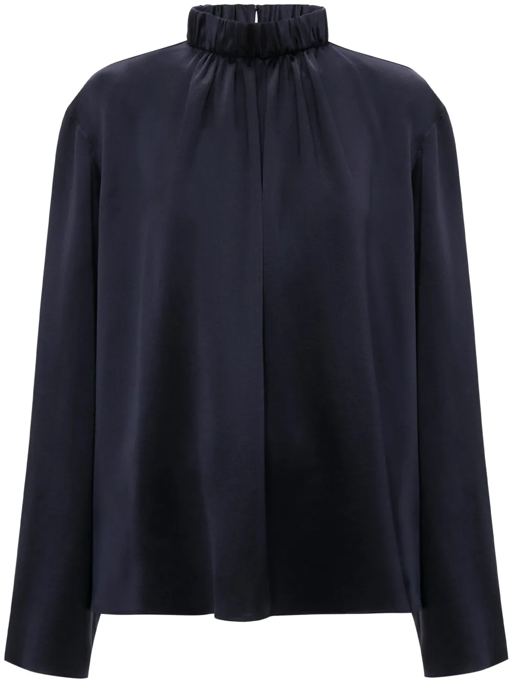 JW Anderson blouse froncée à col montant - Bleu Top Merken Winkel