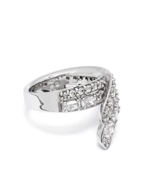 Swarovski Hyperbola crystal-embellished ring