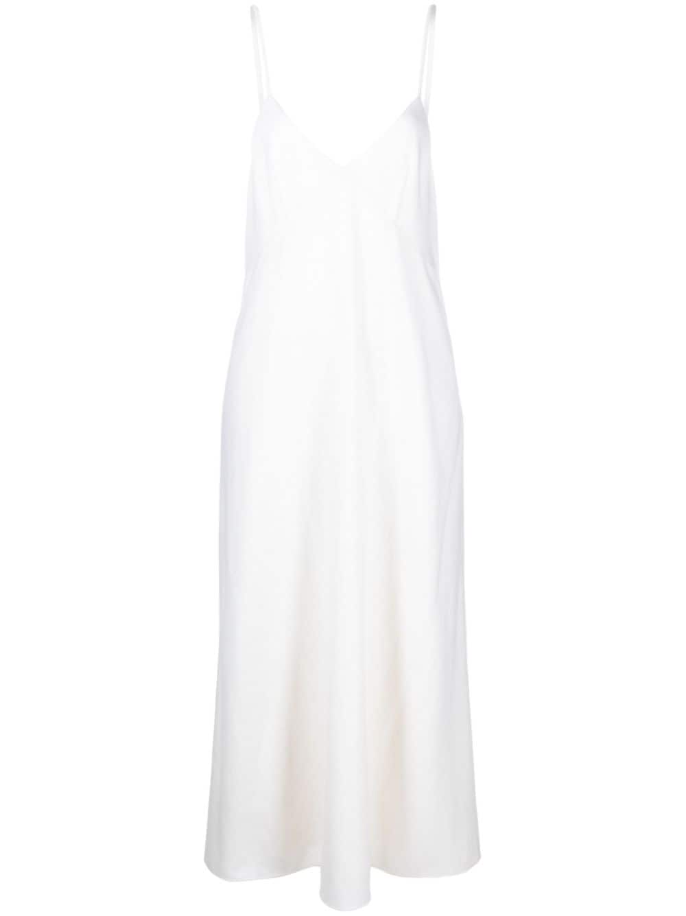 Shop Chloé Virgin Wool-blend Maxi Dress In Neutrals