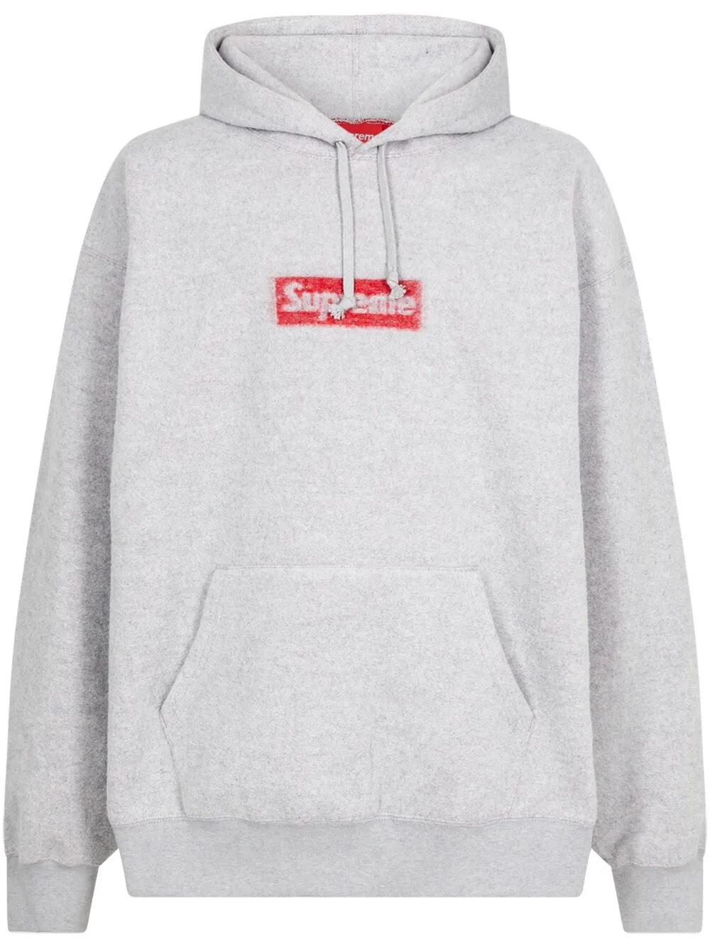 Inside Out box logo Heather Grey hoodie