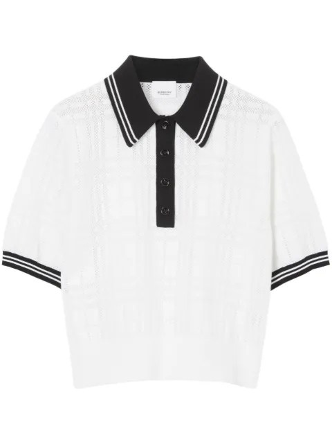 Burberry Vintage Check jacquard polo shirt