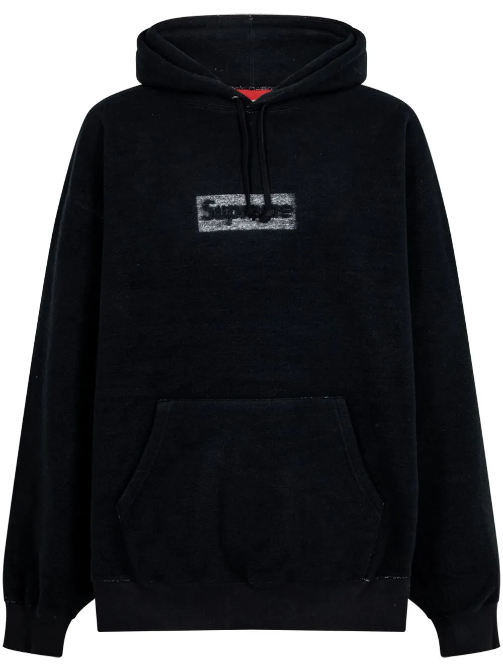 Lv x supreme hoodie hot sale black