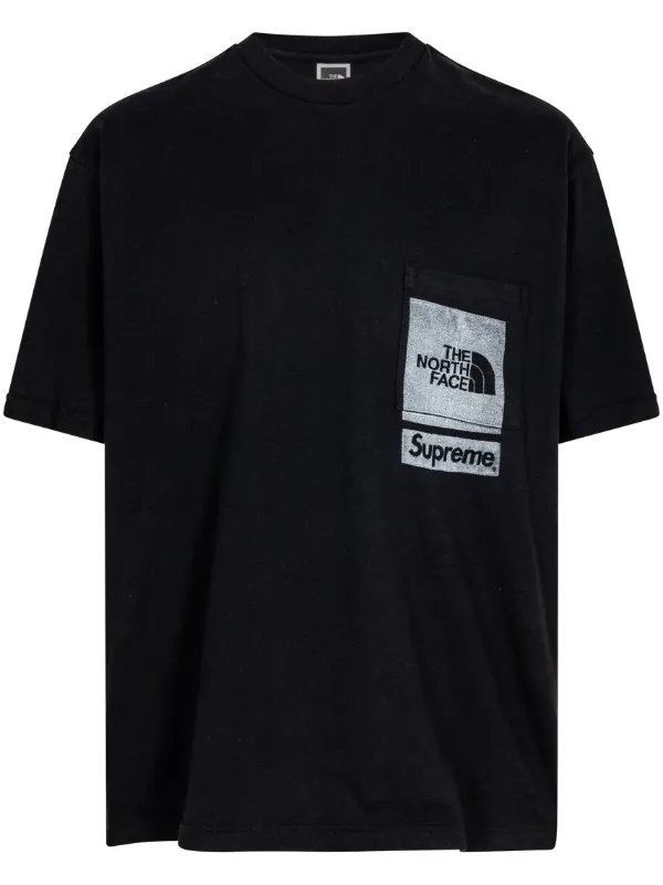 Supreme x TNF Printed Pocket "Black" T shirt   Farfetch