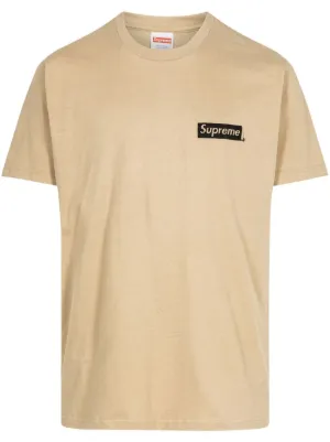 Supreme logo-print Cotton T-shirt | Grey | FARFETCH ZA