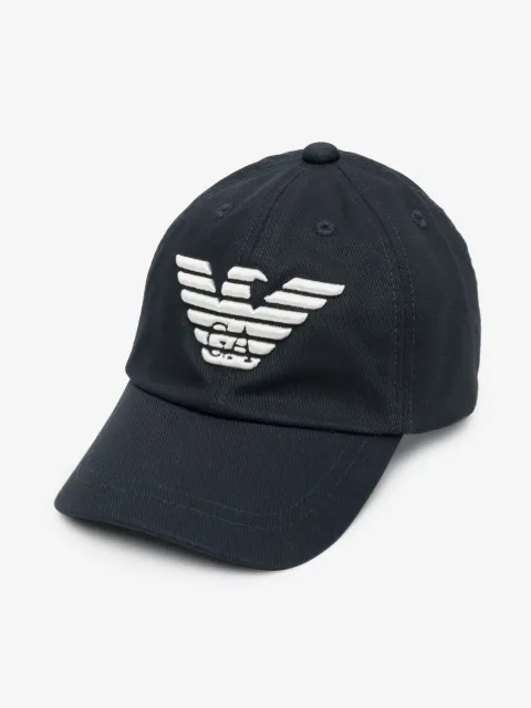 Emporio Armani Kids logo-embroidered baseball cap