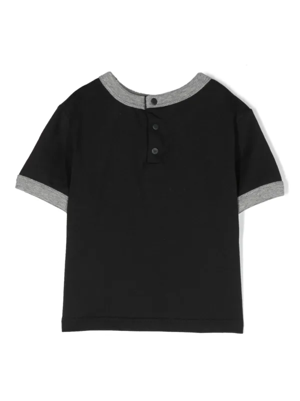 アルマーニキッズ⭐︎アルマーニ⭐︎シャツ⭐︎ エンポリオ・アルマーニ キッズTシャツ イーグルマーク刺繍6A