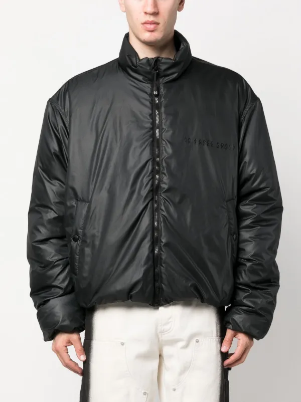 44 LABEL GROUP logo-print Bomber Jacket | Black | FARFETCH IE