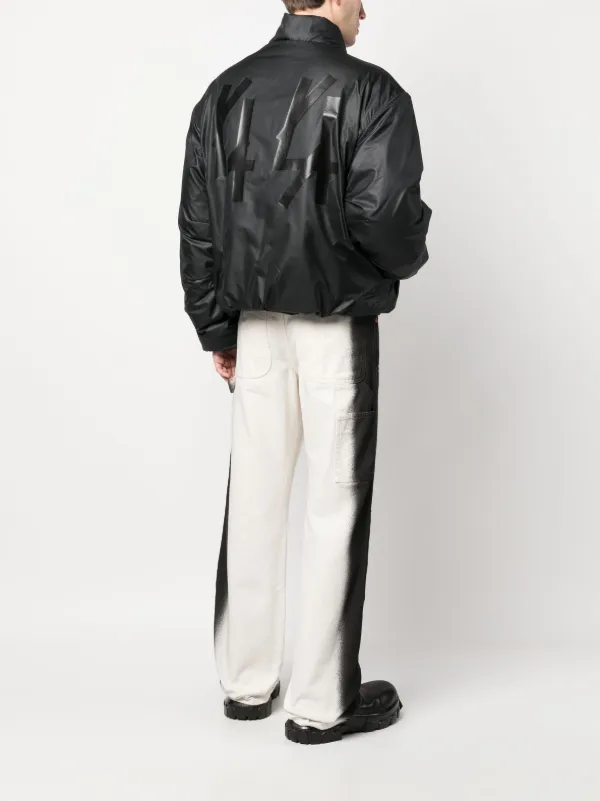 44 LABEL GROUP logo-print Bomber Jacket | Black | FARFETCH IE
