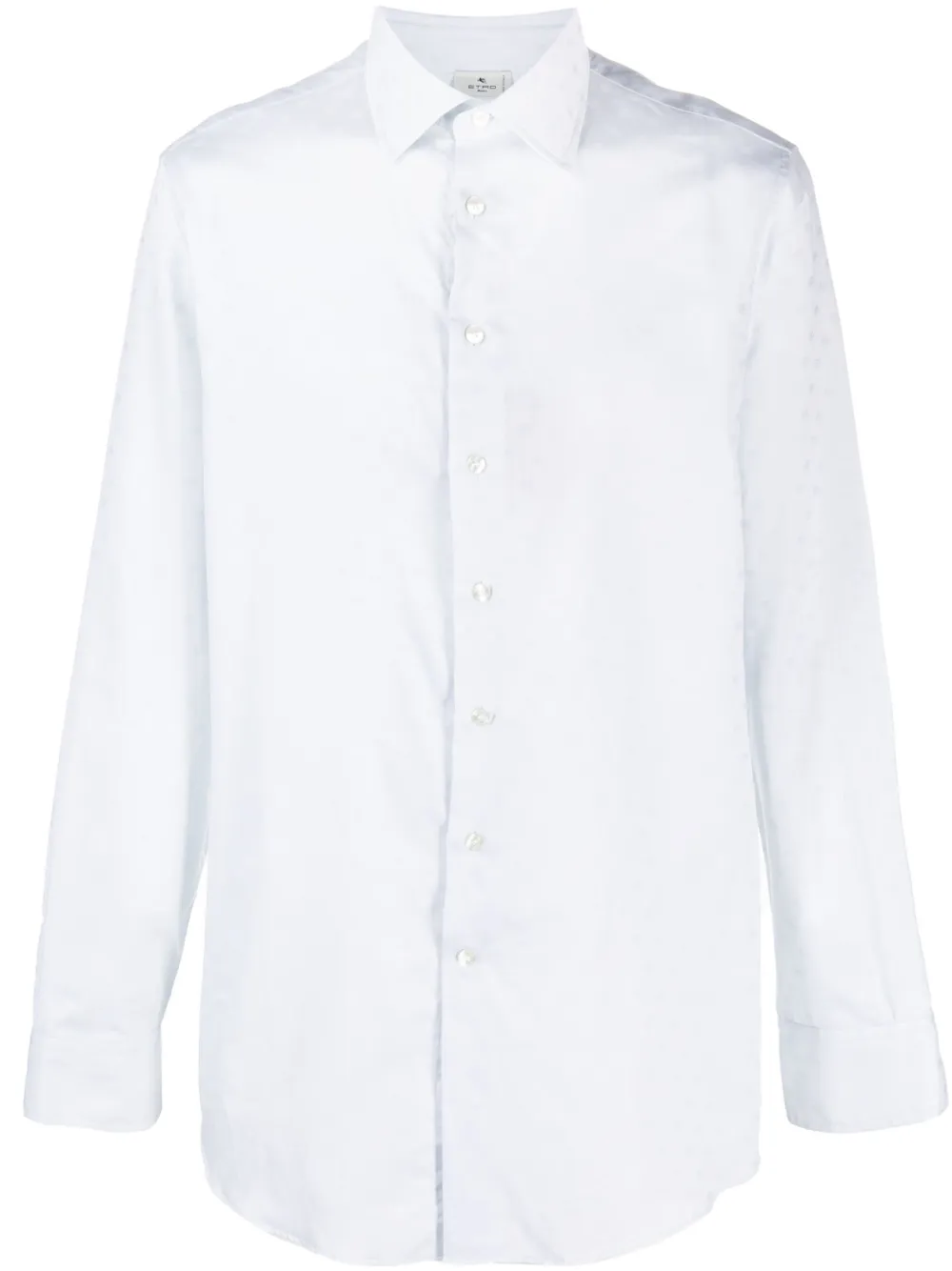 ETRO chemise en coton à motif en jacquard | blanc | Image 1