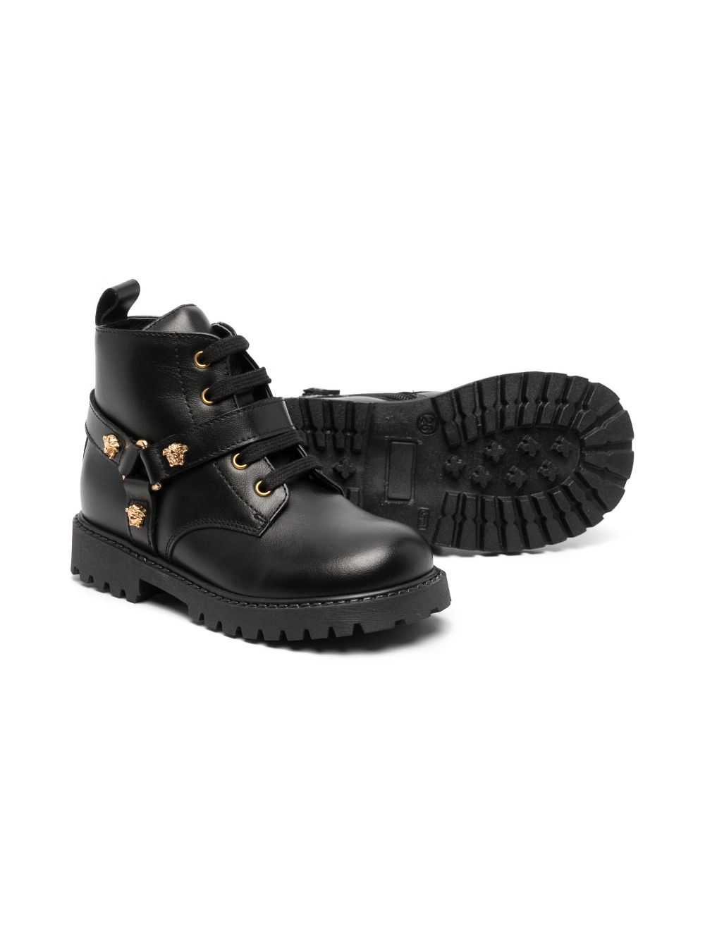 Versace Kids Medusa Baby Biker boots - Zwart