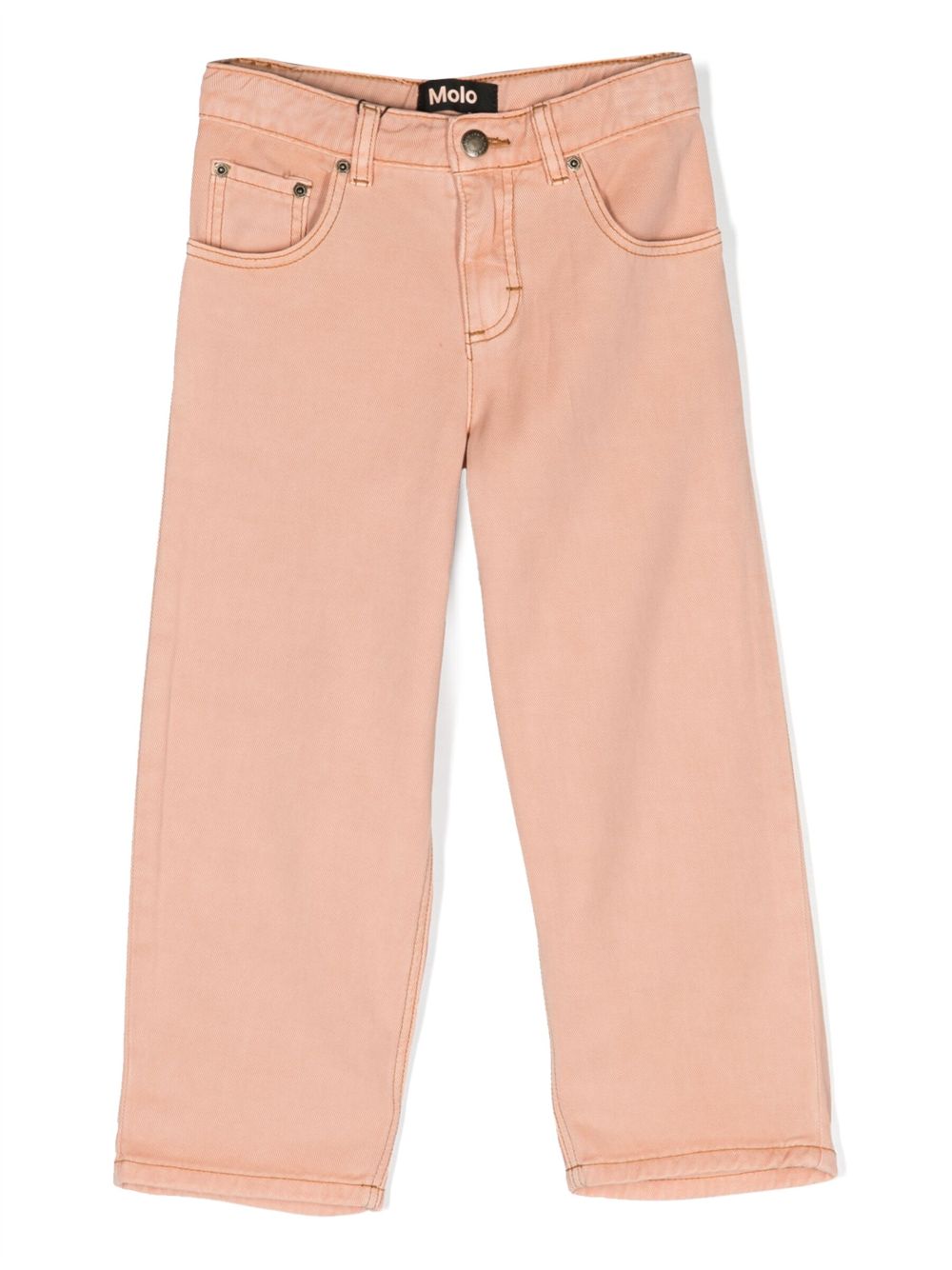 Molo button-up straight-leg jeans - Orange