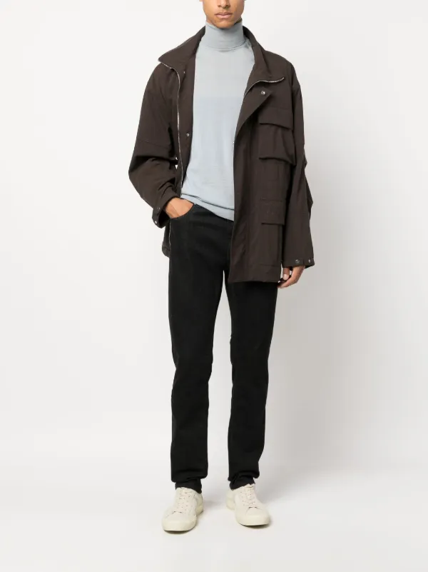 【Etro】プリント mid-riseストレートジーンズ ETRO ミッドライズ ストレートジーンズ | ブラック | FARFETCH JP
