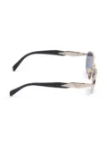 Prada Eyewear tinted oval-frame sunglasses - Silver