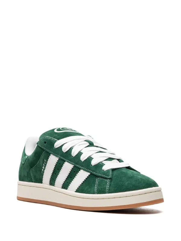 Adidas green discount campus shoes