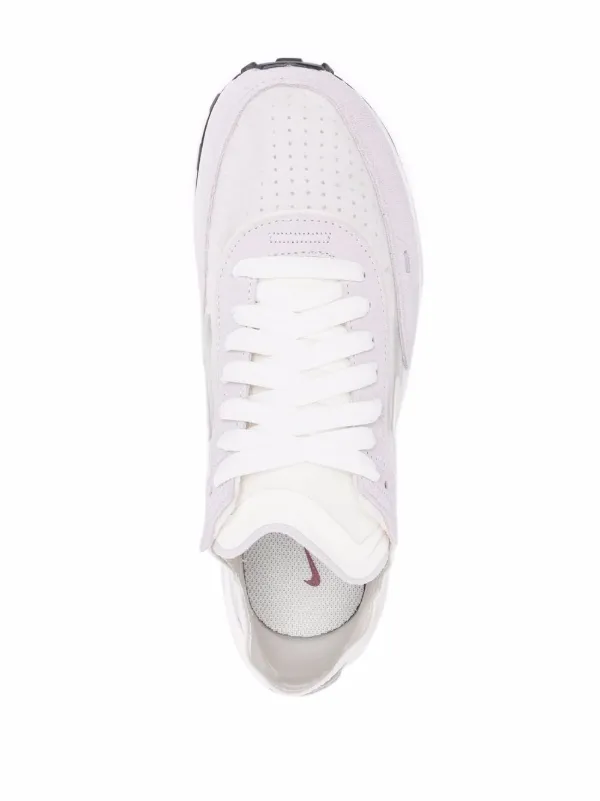 nike logo print lace up sneakers