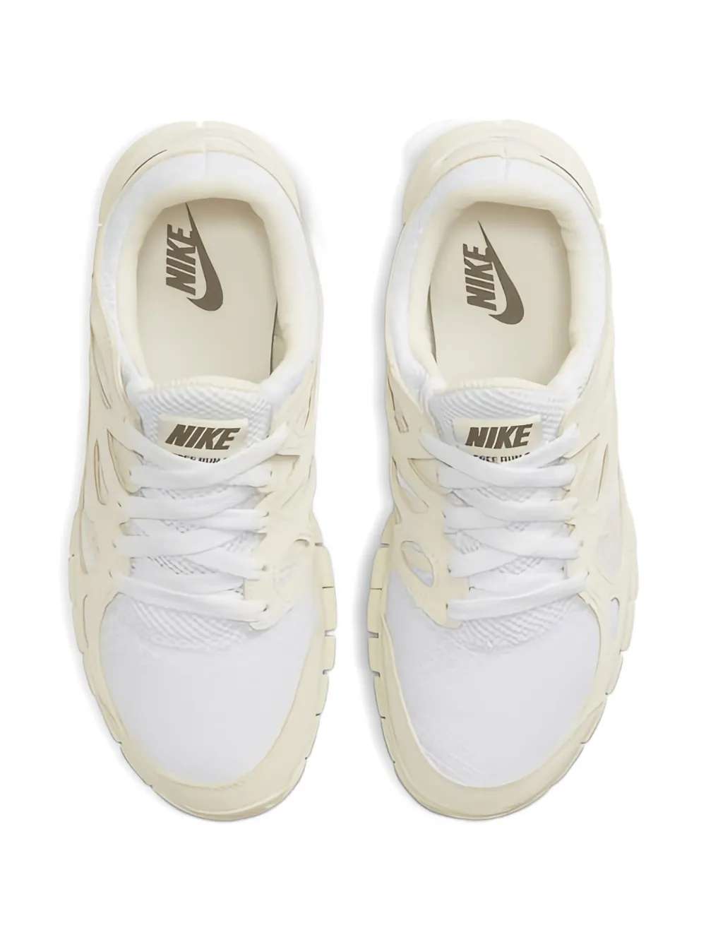 Nike Free Run 2 "white/black/light Bone/phantom" Sneakers In White