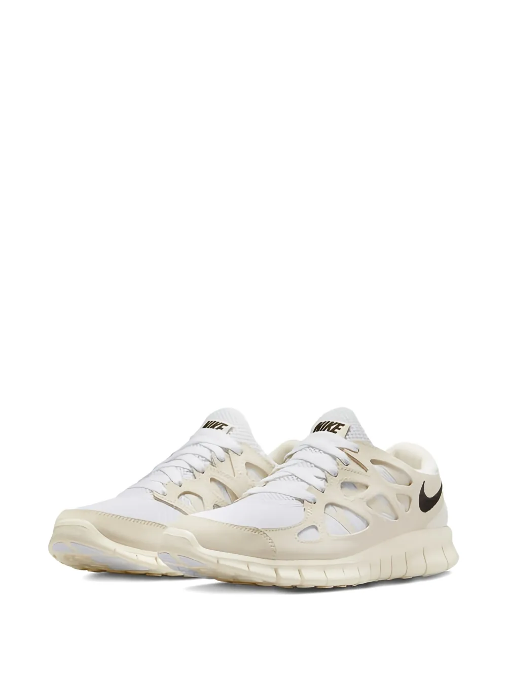 Nike Free Run 2 "white/black/light Bone/phantom" Sneakers In White