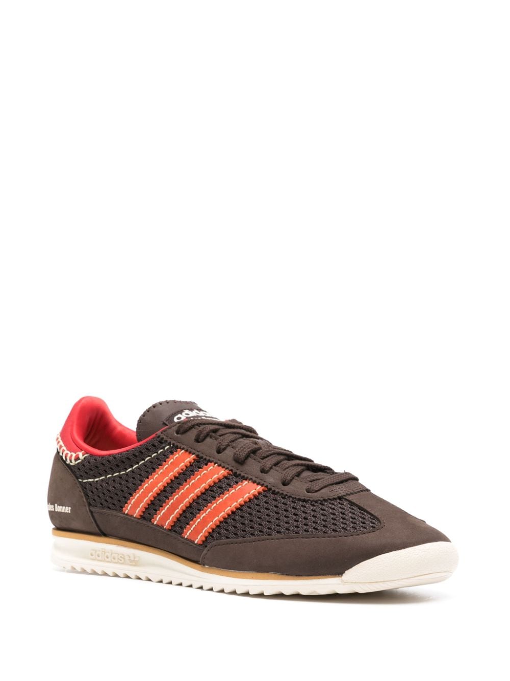 Shop Adidas Originals X Wales Bonner Sl72 Knit Sneakers In Brown