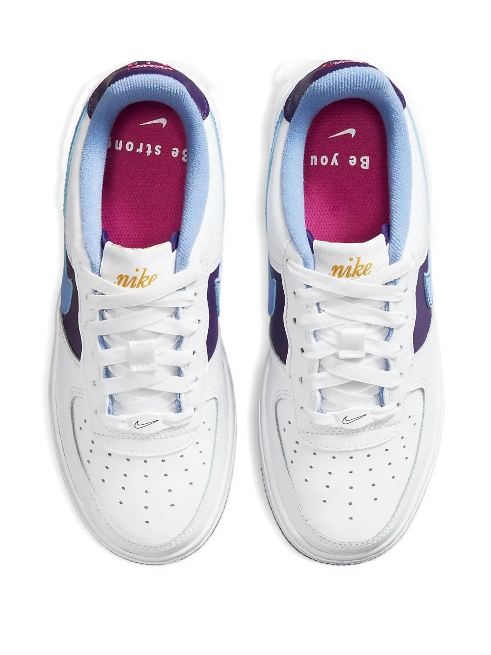 Nike Kids Nike Air Force 1 LV8 HO20 "White Eggplant" sneakers