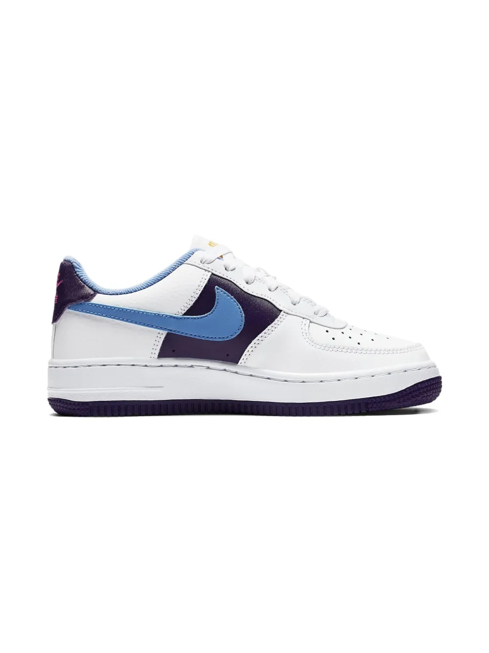 Nike Kids Nike Air Force 1 LV8 HO20 White Eggplant sneakers - Wit