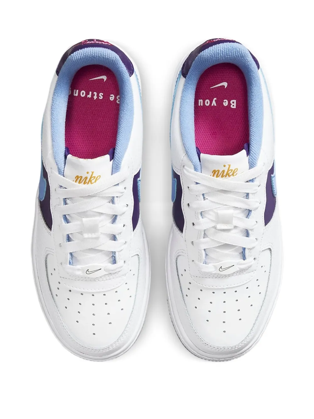 Nike Kids Nike Air Force 1 LV8 HO20 "White Eggplant" sneakers Wit