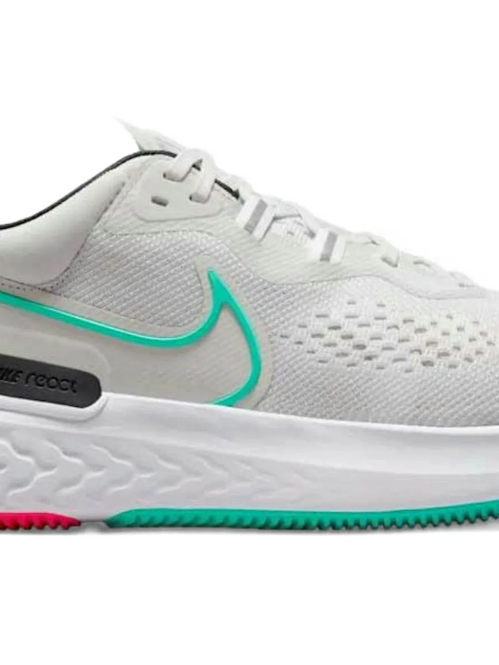 Nike tenis React Miler 2 Platinum Tint / South Beach | Tenis bajos | Image 2
